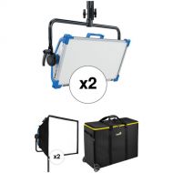ARRI SkyPanel S60-C LED Lights with Case and Softboxes Kit (2-Light Kit)