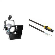 ARRI L7-C Plus RGB LED Fresnel Light with 5' Power Cord Kit (Black, Pole-Operated)