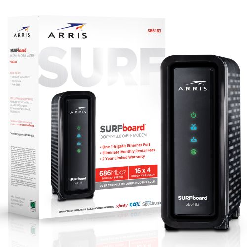  ARRIS SURFboard SB6183 DOCSIS 3.0 Cable Modem - colors may vary