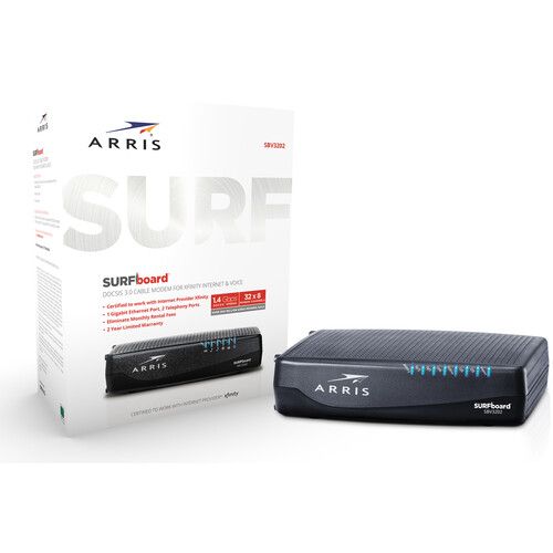  ARRIS SURFboard SBV3202 DOCSIS 3.0 Cable Modem for Xfinity Internet & Voice