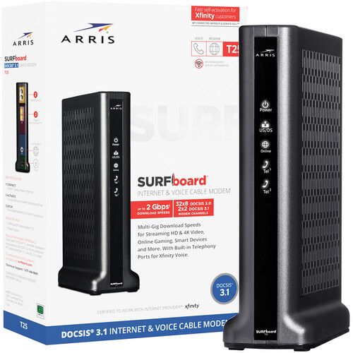  ARRIS SURFboard T25 DOCSIS 3.1 Cable Modem for Xfinity Internet & Voice