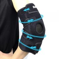 ARRIS Elbow Ice Pack Wrap for Tendonitis and Tennis Elbow, Elbow Brace Ice Wrap with Cold Compress, Arm Ice Sleeve for Tennis Elbow Relief, Golfers Elbow and Sport Injuries