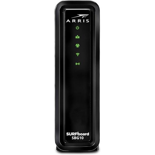 [아마존베스트]ARRIS SURFboard SBG10 DOCSIS 3.0 Cable Modem & AC1600 Dual Band Wi-Fi Router, Approved for Cox, Spectrum, Xfinity & others (black)