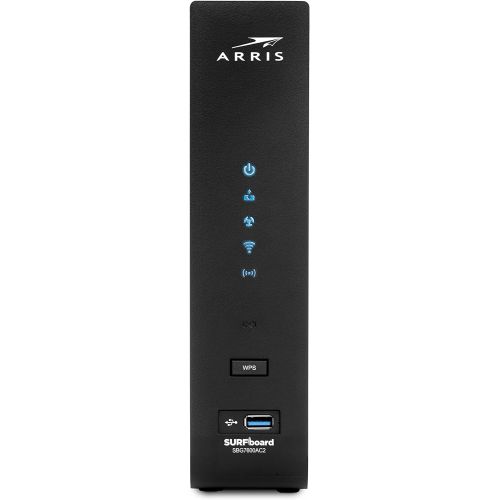  [아마존베스트]ARRIS SURFboard SBG7600AC2 DOCSIS 3.0 Cable Modem & AC2350 Dual-Band Wi-Fi Router, Approved for Cox, Spectrum, Xfinity & others (black)