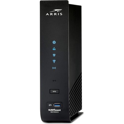  [아마존베스트]ARRIS SURFboard SBG7600AC2 DOCSIS 3.0 Cable Modem & AC2350 Dual-Band Wi-Fi Router, Approved for Cox, Spectrum, Xfinity & others (black)