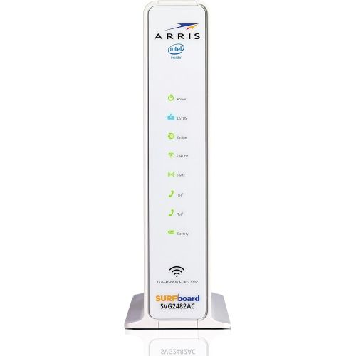  [아마존베스트]ARRIS SURFboard (24x8) Docsis 3.0 Cable Modem Plus AC1750 Dual Band Wi-Fi Router and Xfinity Telephone, Certified for Comcast Xfinity Only plans up to 600 Mbps (SVG2482AC-RB)