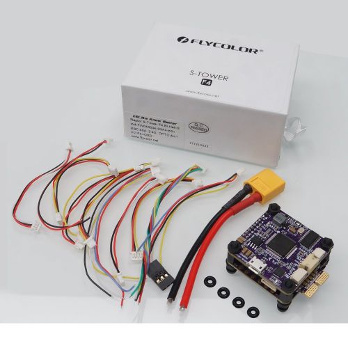  ARRIS Flycolor Raptor S-Tower BHeli-S 2-4S 4-in-1 40A ESC + Omnibus F4 + PDB + OSD for RC FPV Racing Drone Quadcopter