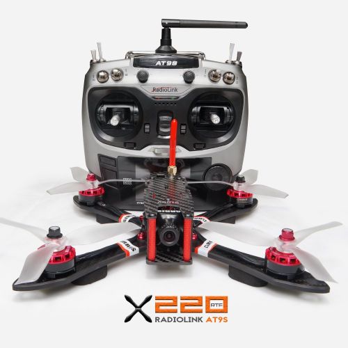  ARRIS X220 220mm RC Quadcopter FPV Racing Drone RTF with Radiolink AT9S Transmitter + Flycolor 4-in-1 Tower + 4S Battery HS1177 Camera