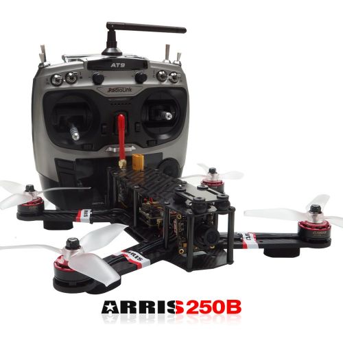  ARRIS X-Speed 250B V2 250 FPV Quadcopter Racing Drone RTF W Flycolor Raptor 390 Tower 4-in-1 (30A ESC + F3 + OSD + PDB)