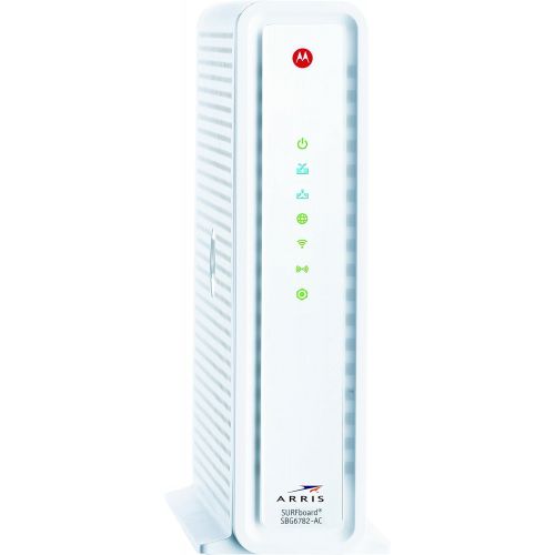  ARRIS Motorola SURFboard eXtreme Cable Modem & Wi-Fi AC Router with MoCA Networking for Comcast, Time Warner, Cox, Charter, Suddenlink, Mediacom (SBG6782-AC)