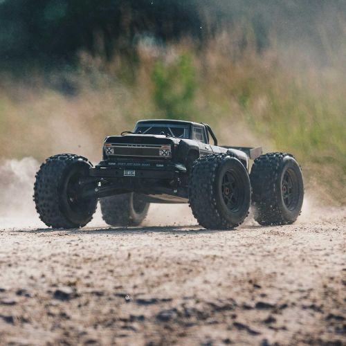  ARRMA RC Truck 1/8 Outcast 6S BLX 4WD Extreme Bash Stunt Truck RTR (Battery and Charger Not Included), Black, ARA8710