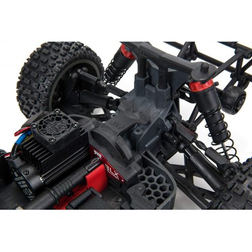  ARRMA 1/10 SENTON 4X4 V3 3S BLX Brushless Short Course Truck RTR (Transmitter and Receiver Included, Batteries and Charger Required ), Red, ARA4303V3T2