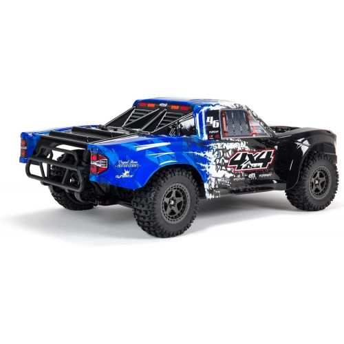  ARRMA 1/10 SENTON 4X4 V3 3S BLX Brushless Short Course Truck RTR (Transmitter and Receiver Included, Batteries and Charger Required ), Blue, ARA4303V3T1