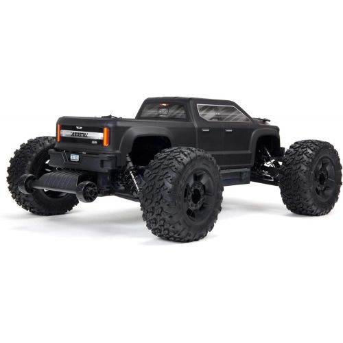  ARRMA 1/10 Big Rock 4X4 V3 3S BLX Brushless Monster RC Truck RTR (Transmitter and Receiver Included, Batteries and Charger Required), Black, ARA4312V3