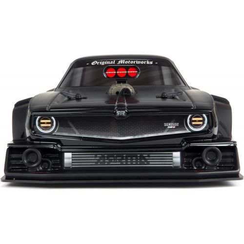  ARRMA 1/7 Felony 6S BLX Street Bash All-Road Muscle Car RTR (Ready-to-Run Transmitter and Receiver Included, Batteries and Charger Required), Black, ARA7617V2T1