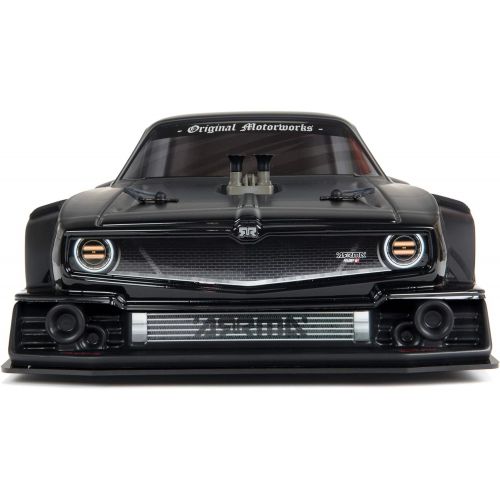  ARRMA 1/7 Felony 6S BLX Street Bash All-Road Muscle Car RTR (Ready-to-Run Transmitter and Receiver Included, Batteries and Charger Required), Black, ARA7617V2T1