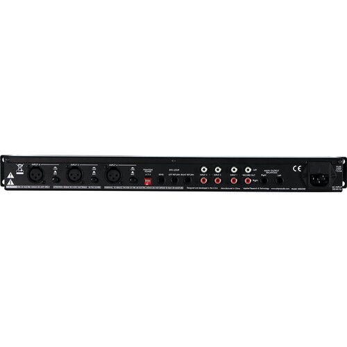  ART MX622BT Rackmount 6-Channel Stereo Mixer with Bluetooth, EQ, and Effects Loop