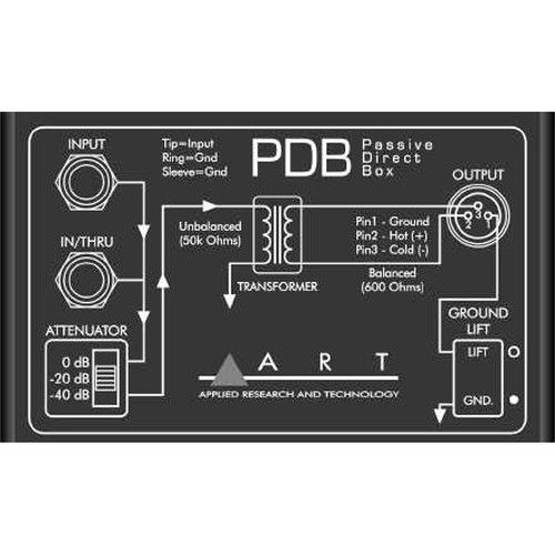  ART PDB Single Channel Passive Direct Injection Box