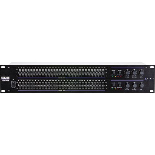  ART EQ-355 - Dual Channel 31-Band Graphic Equalizer with Constant Q Filtering, XLR and 1/4