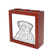 ARTDOGshop Rottweiler - Wooden stand for candlespens with the image of a dog ! NEW COLLECTION!