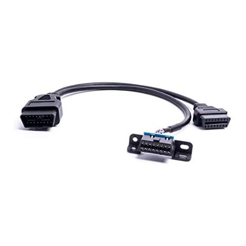  [아마존베스트]ARTECKIN Arteckin Universal OBD II Splitter Extension Y Cable J1962 for GPS Tracking Devices