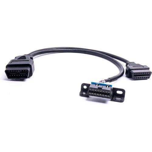  [아마존베스트]ARTECKIN Arteckin Universal OBD II Splitter Extension Y Cable J1962 for GPS Tracking Devices