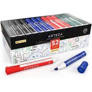[아마존 핫딜]  [아마존핫딜]ARTEZA Dry Erase Markers, Bulk Pack of 52 (with Chisel Tip), 4 Assorted Colors with Low-Odor Ink, Whiteboard Pens is Perfect for School, Office, or Home