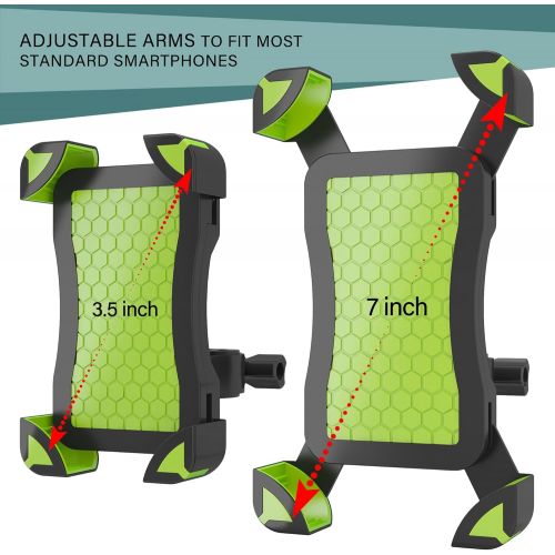  ARTIX Bicycle Mount Phone Holder for Bike, Cradle Stand Features 360 Rotation Capability and Universal Clamp for iPhone/Android/Samsung/Nexus