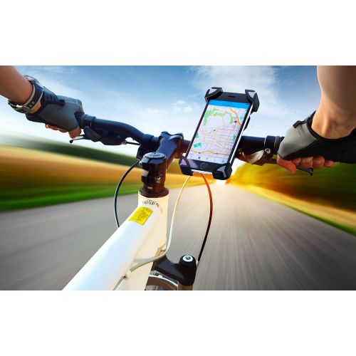  ARTIX Bicycle Mount Phone Holder for Bike, Cradle Stand Features 360 Rotation Capability and Universal Clamp for iPhone/Android/Samsung/Nexus