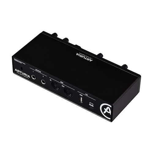  Arturia - MiniFuse 2 - Compact USB Audio & MIDI Interface with Creative Software for Recording, Production, Podcasting, Guitar - Black
