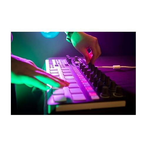  Arturia BeatStep Pro Controller and Sequencer ? Aftertouch, Velocity Sensitive, With 2 Independent Melodic Sequencers, Drum Sequencer, 16 Drum Pads, MIDI/CV/Gate I/O and Music Production Software