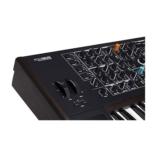  Arturia PolyBrute 6-Voice Polyphonic Morphing Analog Synthesizer - Noir, Limited Edition