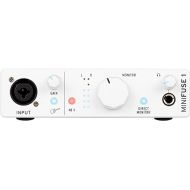 Arturia MiniFuse 1 - Compact USB Audio Interface with Creative Software for Recording, Production, Podcasting, Guitar - White