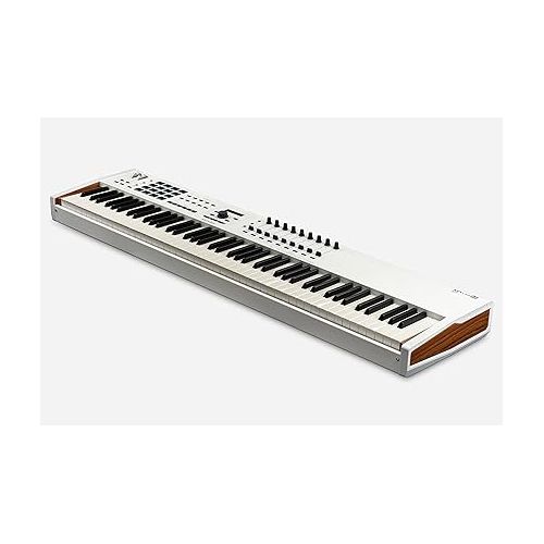  Arturia KeyLab 88 MkII 88 Key Weighted USB MIDI Keyboard Controller ? Aftertouch, Velocity Sensitive, Hammer-Action, Piano Feel, With 16 Drum Pads, 9 Faders, 9 Knobs and Analog Lab V Software Included