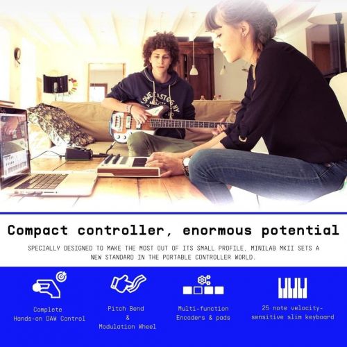  [아마존베스트]Arturia MiniLab MkII 25 Slim-Key Controller