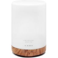 ASAKUKI 300ML Essential Oil Diffuser, Quiet 5-in-1 Premium Humidifier, Natural Home Fragrance Aroma Diffuser with 7 LED Color Changing Light and Auto-Off Safety Switch-Light Brown