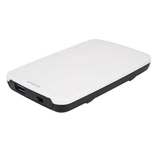  ASHATA USB2.0 Mobile Hard Disk Box,Lightweight and Simple in Appearance,2 TB Portable External HDD Enclosure,480mbps Ultra-high Speed Transmission,for 2.5 inch SATA