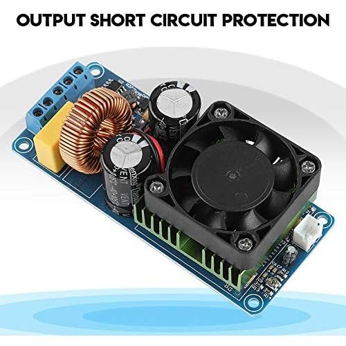  [아마존베스트]-Service-Informationen ASHATA IRS2092S Digital Audio Stereo Amplifier Mono Channel Digital Amplifier Class D HiFi Power Board 500 W Digital Audio Amplifier Stereo Board Module