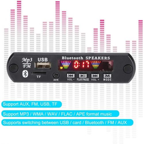  ASHATA TFM01BT + U DX Bluetooth 5.0 4 Colours Screen FM APE FLAC Decode Module Decorder Board