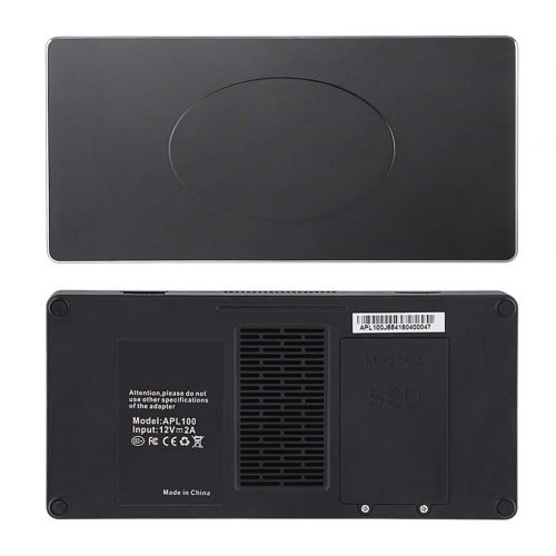  ASHATA Mini PC Intel J3455 (1.5~2.3GHZ) Quad Core (4+64GB) BT4.2 WiFi 100-240V(Black)
