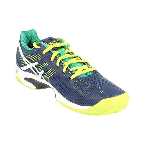  ASICS Gel-Solution Speed 2 Clay Mens Tennis Shoes E601N Sneakers Trainers (UK 5 US 6 EU 39, Indigo Blue White 5001)