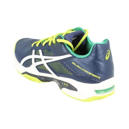  ASICS Gel-Solution Speed 2 Clay Mens Tennis Shoes E601N Sneakers Trainers (UK 5 US 6 EU 39, Indigo Blue White 5001)