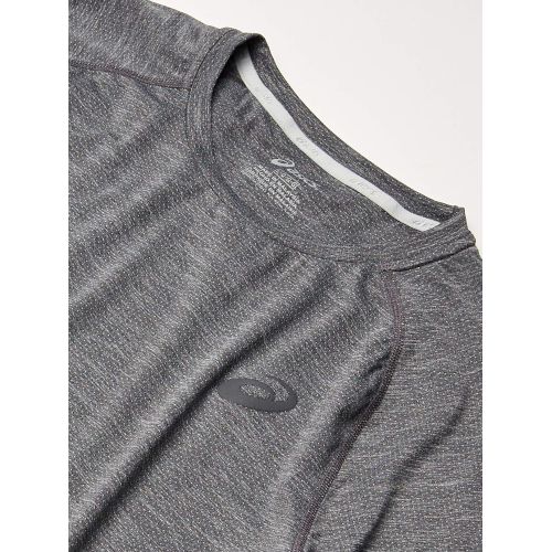  ASICS Mens Mesh Short Sleeve Crew Top