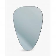 ASJHK Micro Blue Oval Mirror Wall Mirror Bathroom Mirror Dressing Mirror 70.0 X 50.0cm Bathroom Mirror