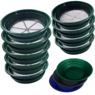 ASR Outdoor 9pc Gold Rush Prospecting Sifter Classifier Complete Set of Fine and Coarse Mesh