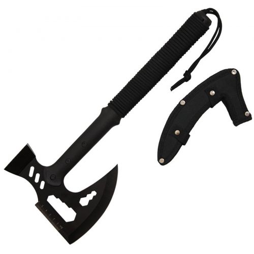  ASR Tactical 17 inch Fixed Blade Survival Axe Paracord Outdoor Camping Hatchet