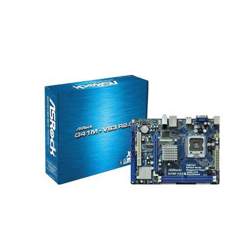  ASRock G41M-VS3 R2.0 Core 2 Quad Intel G41 DDR3 A&V&L Micro ATX LGA 755 Motherboard