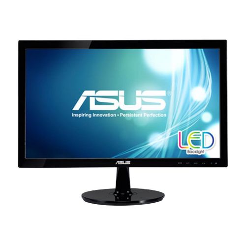 아수스 ASUS Asus 19.5 Widescreen LED Monitor (VS207T-P Black)