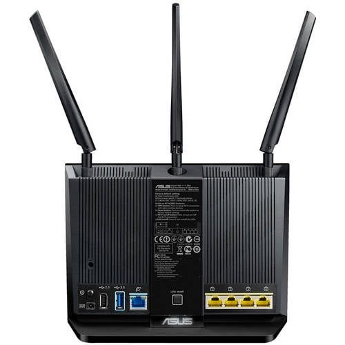 아수스 ASUS RT-AC68U 801.11abgnac 1300mbps Dual-Band Wireless-AC1900 Gigabit Router