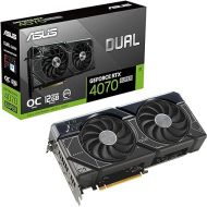 ASUS Dual GeForce RTX 4070 Super OC Edition Graphics Card (PCIe 4.0, 12GB GDDR6X, DLSS 3, HDMI 2.1, DisplayPort 1.4a, 2.56-Slot Design, Axial-tech Fan Design, Auto-Extreme Technology, and More)